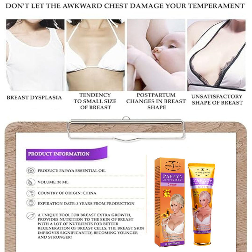 ( Buy 1 Get 1 Free Offer ) Papaya Breast Enlarging Cream 100ml