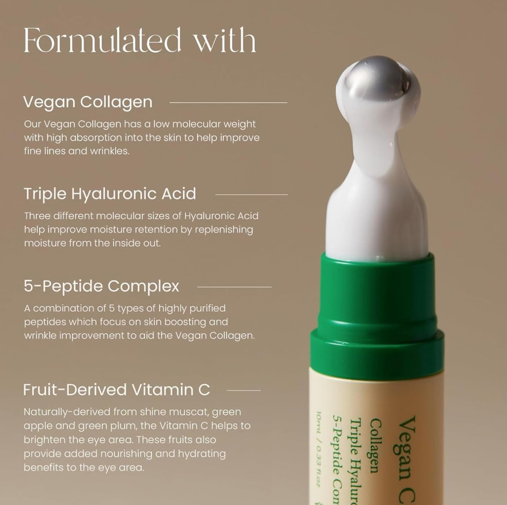 Vegan Collagen Eye Serum – Brighten & Firm Naturally